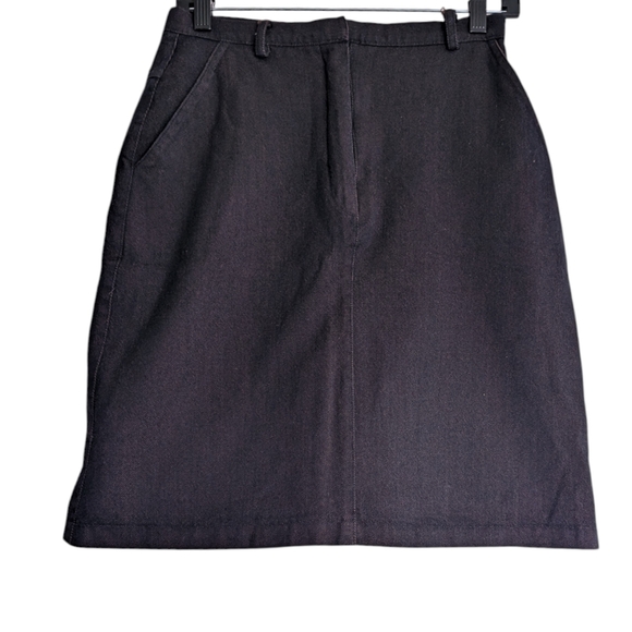 RODIER chocolate Brown Knee-Length wool A-Line Skirt size s. Made in Fr… - Picture 1 of 5